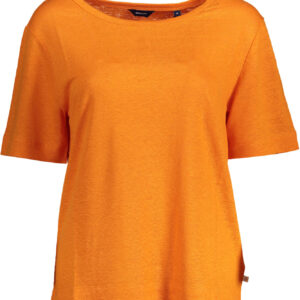 GANT WOMEN'S SHORT SLEEVE T-SHIRT ORANGE