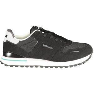 GAS MEN'S BLACK SPORTS FOOTWEAR
