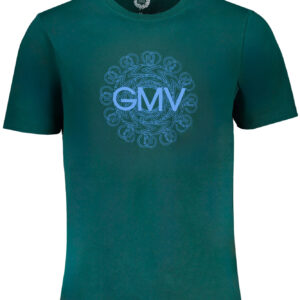 GIAN MARCO VENTURI GREEN MEN'S SHORT SLEEVED T-SHIRT