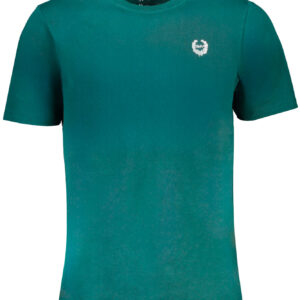 GIAN MARCO VENTURI GREEN MEN'S SHORT SLEEVED T-SHIRT