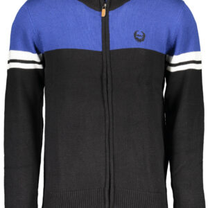 GIAN MARCO VENTURI MEN'S BLACK CARDIGAN