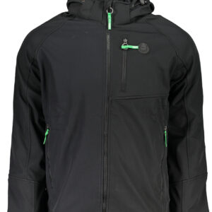 GIAN MARCO VENTURI MEN'S BLACK SPORTS JACKET