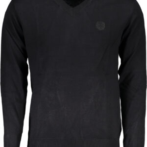 GIAN MARCO VENTURI MEN'S BLACK SWEATER
