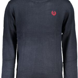 GIAN MARCO VENTURI MEN'S BLUE SWEATER