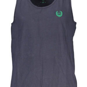 GIAN MARCO VENTURI MEN'S BLUE TANK TOP