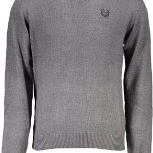 GIAN MARCO VENTURI MEN'S GRAY SWEATER