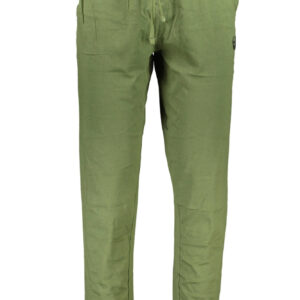 GIAN MARCO VENTURI MEN'S GREEN TROUSERS
