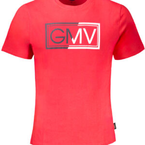 GIAN MARCO VENTURI MEN'S RED SHORT SLEEVE T-SHIRT