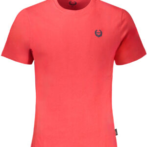 GIAN MARCO VENTURI MEN'S RED SHORT SLEEVE T-SHIRT