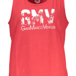 GIAN MARCO VENTURI MEN'S RED TANK TOP