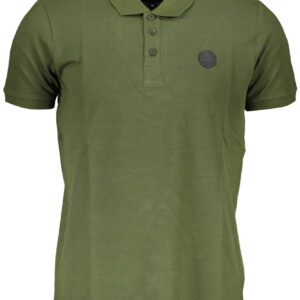 GIAN MARCO VENTURI MEN'S SHORT SLEEVE POLO GREEN