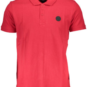 GIAN MARCO VENTURI MEN'S SHORT SLEEVE POLO SHIRT RED