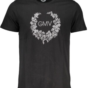 GIAN MARCO VENTURI MEN'S SHORT SLEEVE T-SHIRT BLACK