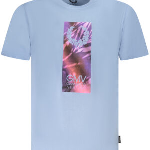 GIAN MARCO VENTURI MEN'S SHORT SLEEVE T-SHIRT BLUE
