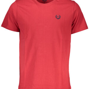 GIAN MARCO VENTURI MEN'S SHORT SLEEVE T-SHIRT RED