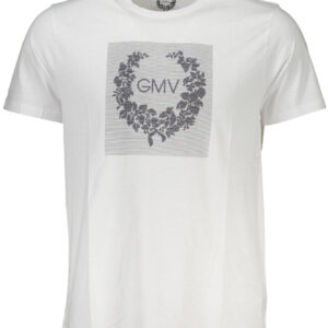 GIAN MARCO VENTURI MEN'S SHORT SLEEVE T-SHIRT WHITE