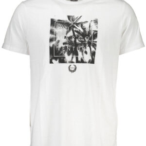 GIAN MARCO VENTURI MEN'S SHORT SLEEVE T-SHIRT WHITE
