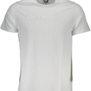 GIAN MARCO VENTURI MEN'S SHORT SLEEVE T-SHIRT WHITE