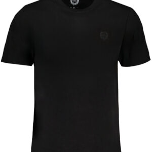 GIAN MARCO VENTURI MEN'S SHORT SLEEVED T-SHIRT BLACK