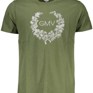 GIAN MARCO VENTURI MEN'S SHORT SLEEVED T-SHIRT GREEN