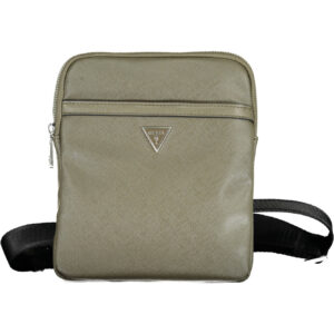 GUESS JEANS MAN GREEN SHOULDER BAG