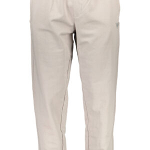 GUESS JEANS MEN'S BEIGE TROUSERS