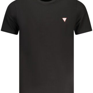 GUESS JEANS MEN'S SHORT-SLEEVED T-SHIRT BLACK