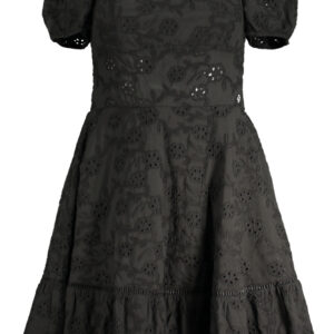 GUESS JEANS SHORT DRESS WOMEN BLACK