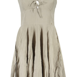 GUESS JEANS SHORT DRESS WOMEN GREEN