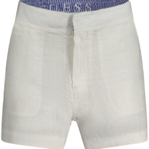 GUESS JEANS SHORT PANTS WOMEN WHITE