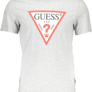 GUESS JEANS SHORT SLEEVE T-SHIRT MEN GREY