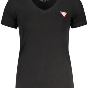 GUESS JEANS SHORT SLEEVE T-SHIRT WOMEN BLACK