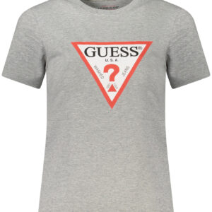 GUESS JEANS SHORT SLEEVE T-SHIRT WOMEN GREY