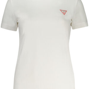 GUESS JEANS SHORT SLEEVE T-SHIRT WOMEN WHITE