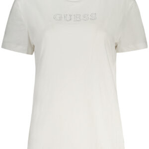 GUESS JEANS SHORT SLEEVE T-SHIRT WOMEN WHITE