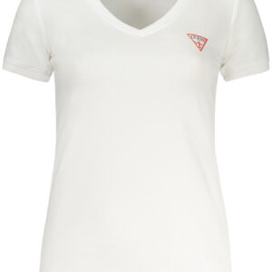 GUESS JEANS SHORT SLEEVE T-SHIRT WOMEN WHITE
