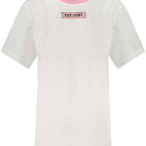 GUESS JEANS SHORT SLEEVE T-SHIRT WOMEN WHITE