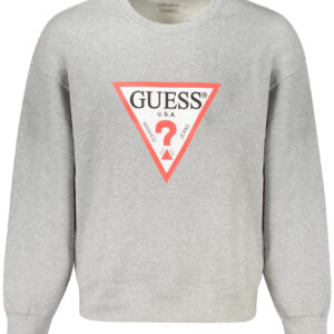 GUESS JEANS SWEATSHIRT WITHOUT ZIP MEN GREY