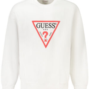 GUESS JEANS SWEATSHIRT WITHOUT ZIP MEN WHITE