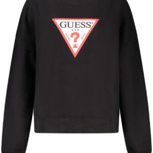 GUESS JEANS SWEATSHIRT WITHOUT ZIP WOMEN BLACK