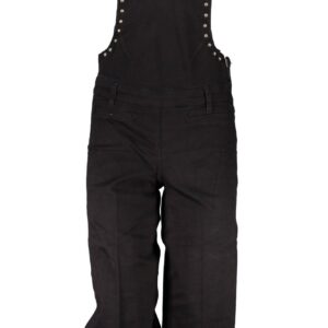 GUESS JEANS WOMEN'S BLACK DUNGAREES TROUSERS