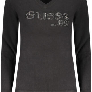 GUESS JEANS WOMEN'S BLACK SWEATER
