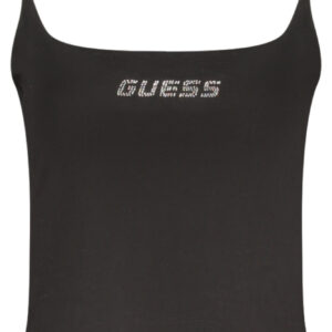 GUESS JEANS WOMEN'S BLACK TANK TOP