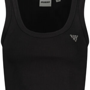 GUESS JEANS WOMEN'S BLACK TANK TOP