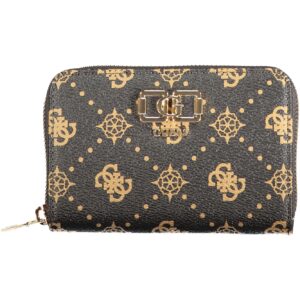 GUESS JEANS WOMEN'S BROWN WALLET