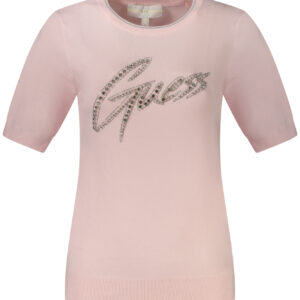 GUESS JEANS WOMEN'S PINK SWEATER