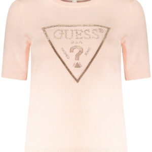 GUESS JEANS WOMEN'S PINK SWEATER