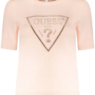 GUESS JEANS WOMEN'S PINK SWEATER