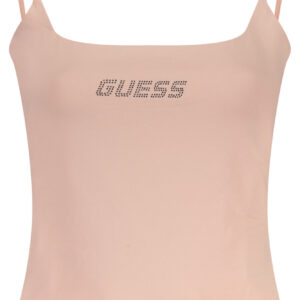 GUESS JEANS WOMEN'S PINK TANK TOP