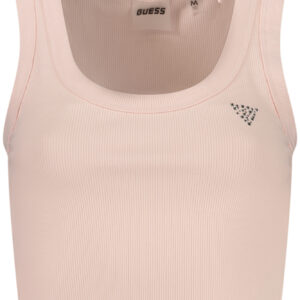 GUESS JEANS WOMEN'S PINK TANK TOP